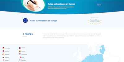 Site Internet des Actes authentiques en Europe - Notaire Ville-d'Avray 92410 - Office Notarial Maître Delphine MARIE-SUTTER